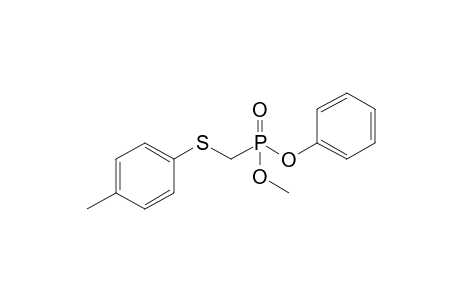 [(Methoxy)(phenoxy)phosphoryl]methyl p-tolyl Sulfide