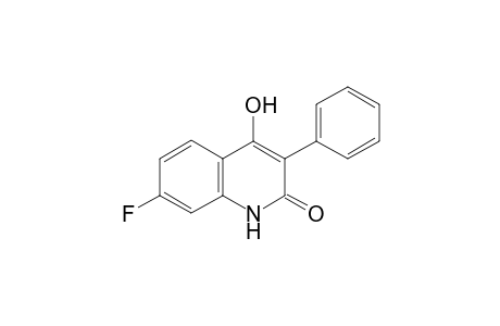 7-Fluoro-4-hydroxy-3-phenyl-2(1H)-quinolinone
