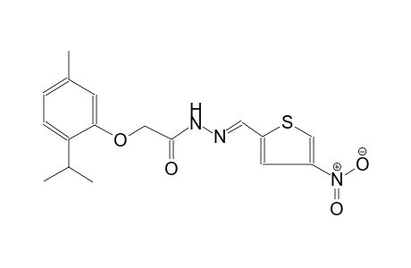 acetic acid, [5-methyl-2-(1-methylethyl)phenoxy]-, 2-[(E)-(4-nitro-2-thienyl)methylidene]hydrazide