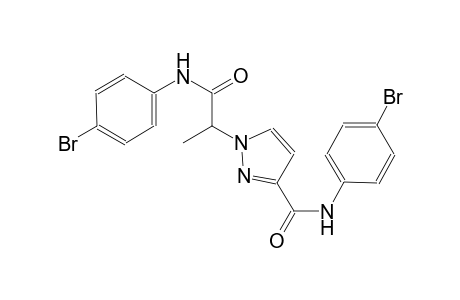 1H-pyrazole-1-acetamide, N-(4-bromophenyl)-3-[[(4-bromophenyl)amino]carbonyl]-alpha-methyl-
