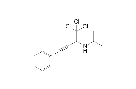 N-(4,4,4-Trichloro-1-phenylbut-1-yn-3-yl)-isopropylamine