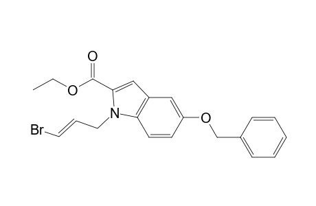 Ethyl 5-(Benzyloxy)-1-(3-Bromo-2-propenyl)-1H-indole-2-carboxylate