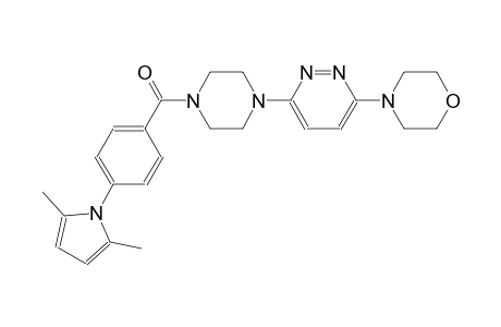 morpholine, 4-[6-[4-[4-(2,5-dimethyl-1H-pyrrol-1-yl)benzoyl]-1-piperazinyl]-3-pyridazinyl]-