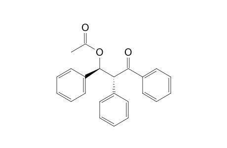 (1S,2R)/(1R,2S)-3-Oxo-1,2,3-triphenylpropyl Acetate