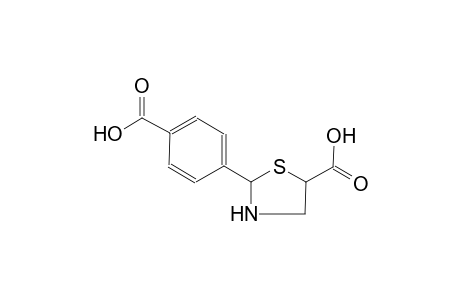 5-thiazolidinecarboxylic acid, 2-(4-carboxyphenyl)-
