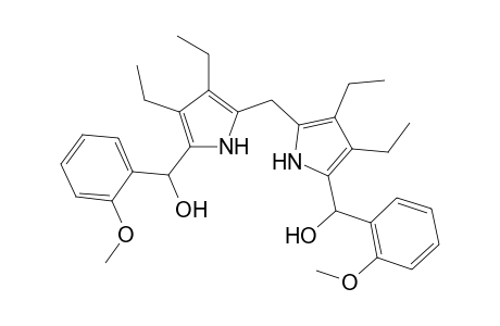 (3,3',4,4'-Tetraethyl-5,5'-bis(.alpha.-hydroxy-2-methoxybenzyl)-2,2'-dipyrryl)methane