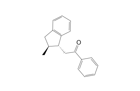 2-[(1R,2S)-2',3'-Dihydro-2'-methyl-1H-inden-1'-yl]-1-phenylethanone