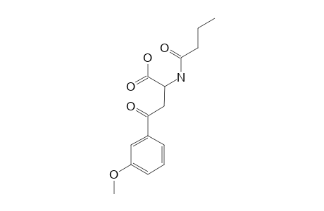 2-BUTYRAMIDO-4-(3-METHOXYPHENYL)-4-OXOBUTYRIC-ACID