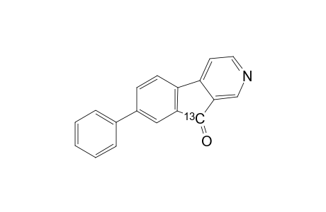 9H-Indeno[2,1-c]pyridin-9-one-13C, 7-phenyl-