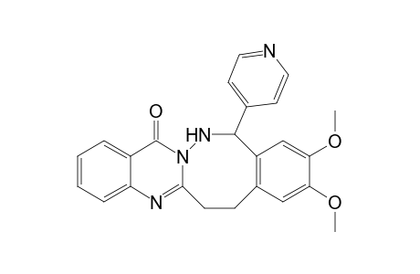 9,10-Dimethoxy-12-(4-pyridyl)-6,7,12,13-tetrahydro-15H-quinazolino[3,2-c][2,3]benzodiazocin-15-one