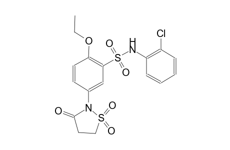 benzenesulfonamide, N-(2-chlorophenyl)-5-(1,1-dioxido-3-oxo-2-isothiazolidinyl)-2-ethoxy-