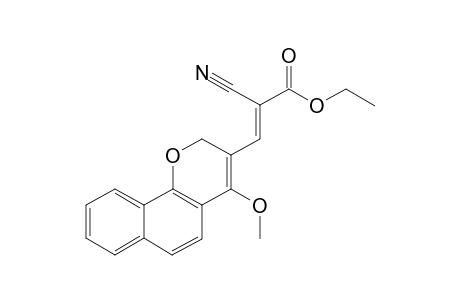 3-[2-(2-Cyano-2-(ethoxycarbonyl)ethenyl]-4-methoxydihydropyrano[a]naphthalene