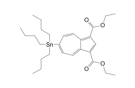 6-tributylstannylazulene-1,3-dicarboxylic acid diethyl ester