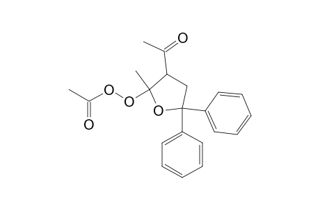 Ethaneperoxoic acid, 3-acetyltetrahydro-2-methyl-5,5-diphenyl-2-furanyl ester