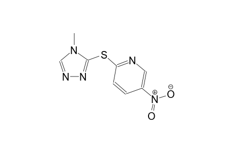 pyridine, 2-[(4-methyl-4H-1,2,4-triazol-3-yl)thio]-5-nitro-