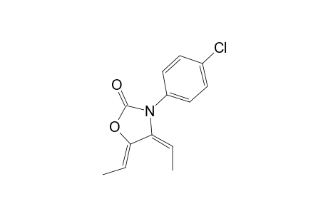 N-(p-Chlorophenyl)-(4E,5Z)-diethylidene-1,3-oxazolidin-2-one