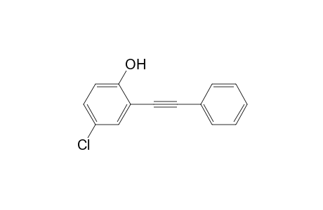 4-chloranyl-2-(2-phenylethynyl)phenol