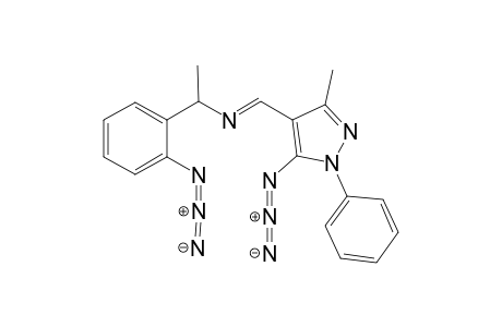 N-[(3-Azido-5-methyl-2-phenyl-1,2-diazaol-4-yl)methylene]-N'-[[1-(1-azido)phenyl]ethyl]imine