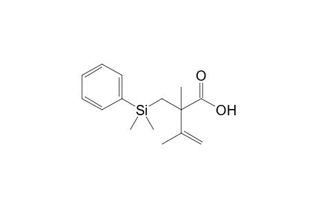 2-[[dimethyl(phenyl)silyl]methyl]-2,3-dimethyl-but-3-enoic acid