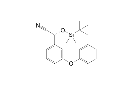 (R)-2-[(1,1-Dimethylethyl)dimethylsilyloxy]-2-(3-phenoxyphenyl)acetonitrile