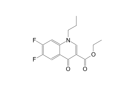 ethyl 6,7-difluoro-4-oxo-1-propyl-1,4-dihydro-3-quinolinecarboxylate