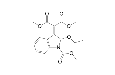 Dimethyl (1-carbomethoxy-2-ethoxy-3-indolylidene)malonate
