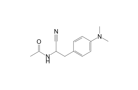 N-[1'-Cyano-2'-(4"-{N,N-dimethylamino}phenyl)ethyl]-acetamide
