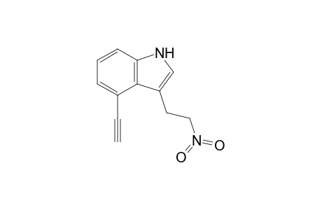 4-Ethynyl-3-(2'-nitroethyl)indole