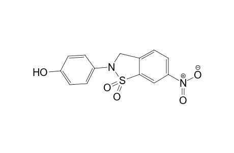 Phenol, 4-(6-nitro-1,1-dioxido-1,2-benzisothiazol-2(3H)-yl)-