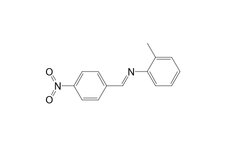 2-Methyl-N-[(E)-(4-nitrophenyl)methylidene]aniline