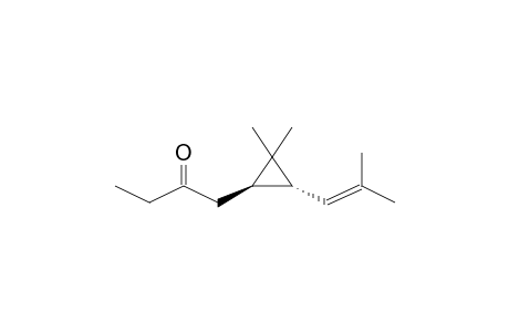 TRANS-2,2-DIMETHYL-3-(2-METHYL-1-PROPENYL)-1-(2-OXOBUTYL)CYCLOPROPANE