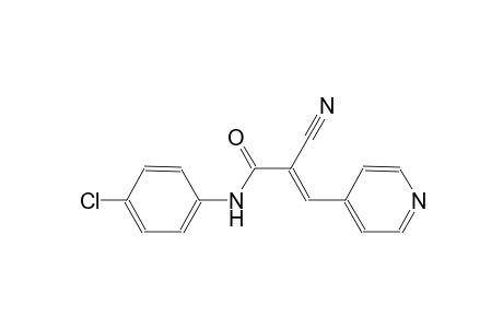 (2E)-N-(4-chlorophenyl)-2-cyano-3-(4-pyridinyl)-2-propenamide