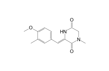 (3Z)-3-(4-methoxy-3-methyl-benzylidene)-1-methyl-piperazine-2,5-quinone