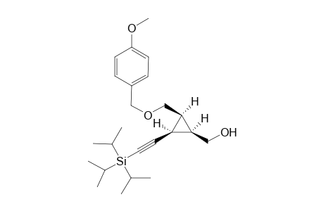 {(1S*,2R*,3R*)-2-(4-Methoxybenzyloxymethyl)-3-[(triisopropylsilyl)ethynyl]-cyclopropyl}methanol