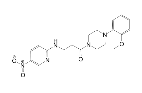 1-piperazinepropanamine, 4-(2-methoxyphenyl)-N-(5-nitro-2-pyridinyl)-gamma-oxo-