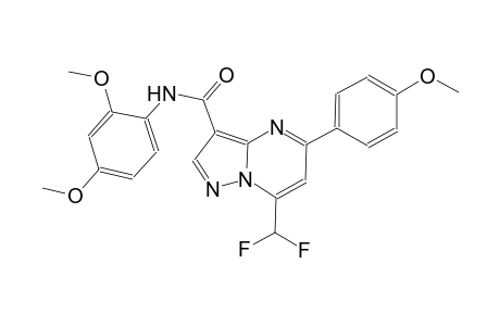 7-(difluoromethyl)-N-(2,4-dimethoxyphenyl)-5-(4-methoxyphenyl)pyrazolo[1,5-a]pyrimidine-3-carboxamide