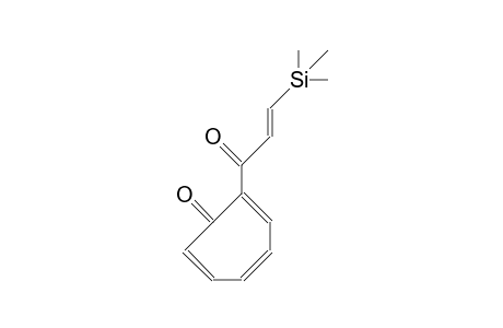 2-(1-Oxo-3-trimethylsilyl-2-propenyl)-2,4,6-cycloheptatrienone