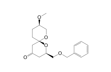 (2R,6R,9R)-2-((Benzyloxy)methyl)-9-methoxy-1,7-dioxaspiro[5.5]undecan-4-one