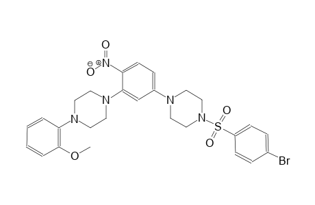 1-[(4-bromophenyl)sulfonyl]-4-{3-[4-(2-methoxyphenyl)-1-piperazinyl]-4-nitrophenyl}piperazine