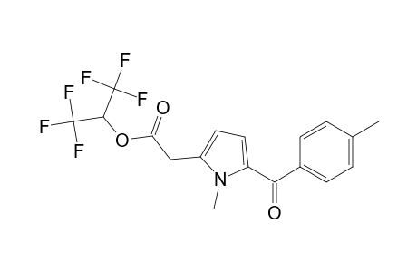 1-Methyl-5-(4-methylbenzoyl)-1H-pyrrole-2-acetic acid hexafluoroisopropyl ester