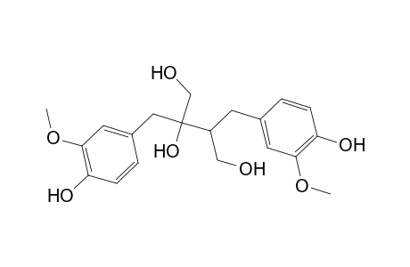 2,3-Bis(4-hydroxy-3-methoxybenzyl)-1,2,4-butanetriol