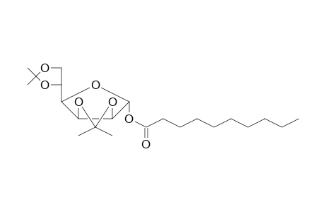 .alpha.-d-Mannofuranose, 1-decanoyl-2,3:5,6-di-O-isopropylidene-