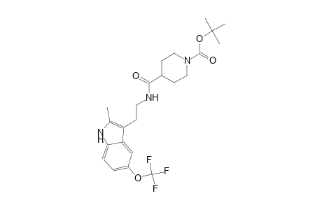 1-piperidinecarboxylic acid, 4-[[[2-[2-methyl-5-(trifluoromethoxy)-1H-indol-3-yl]ethyl]amino]carbonyl]-, 1,1-dimethylethyl ester