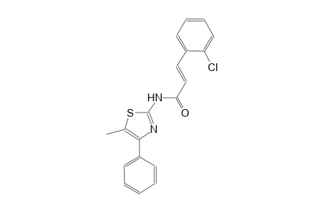 (2E)-3-(2-chlorophenyl)-N-(5-methyl-4-phenyl-1,3-thiazol-2-yl)-2-propenamide