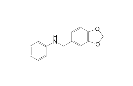N-(1,3-Benzodioxol-5-ylmethyl)aniline