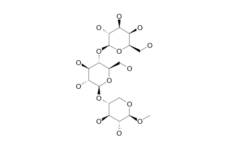 METHYL-O-beta-D-GALAKTOPYRANOSYL-(1->4)-O-beta-D-GLUCOPYRANOYL-(1->4)-beta-D-XYLOPYRANOSIDE