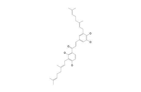 PROREPENSIN;5,3'-DIGERANYL-3,4,2',4'-TETRAHYDROXYCHALCONE