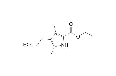 Ethyl 3,5-dimethyl-4-(2'-hydroxyethyl)-1H-pyrrole-2-carboxylate