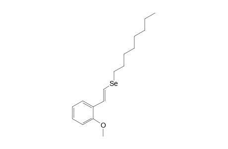 (E)-(2-Methoxystyryl)(octyl)selane