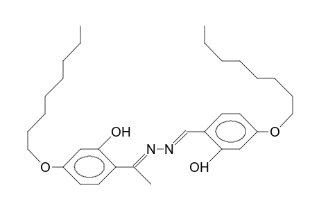 2,2'-Dihydroxy-4,4'-dioctyloxy-A-methyl-benzalazine